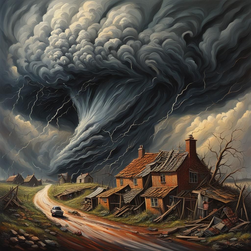 Powerful tornado   by @BentOOe