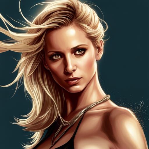 Beautiful Buffy summers the vampire slayer , Sarah Michelle ...