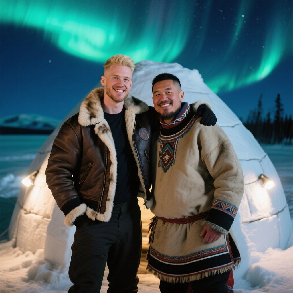 Watching the aurora borealis