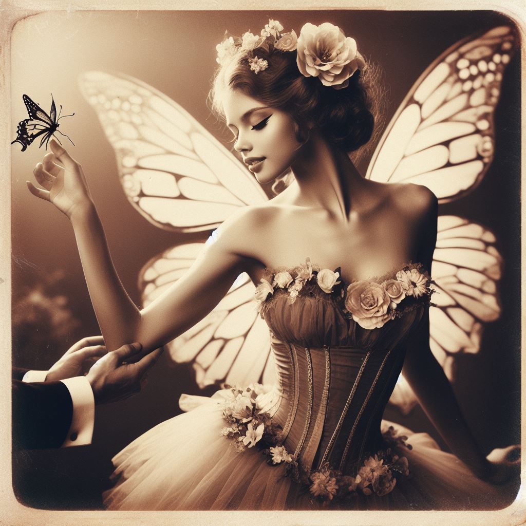 Butterfly Fairy Vintage