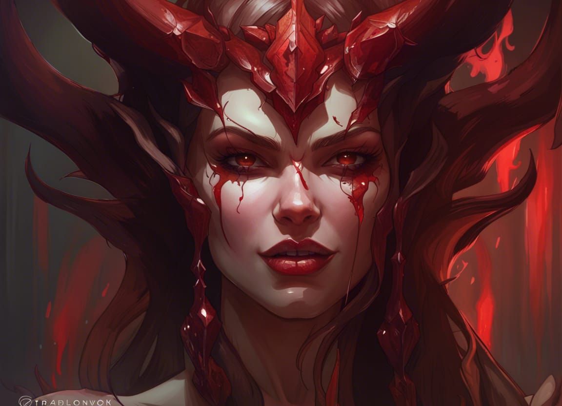 Demon Queen - AI Generated Artwork - NightCafe Creator