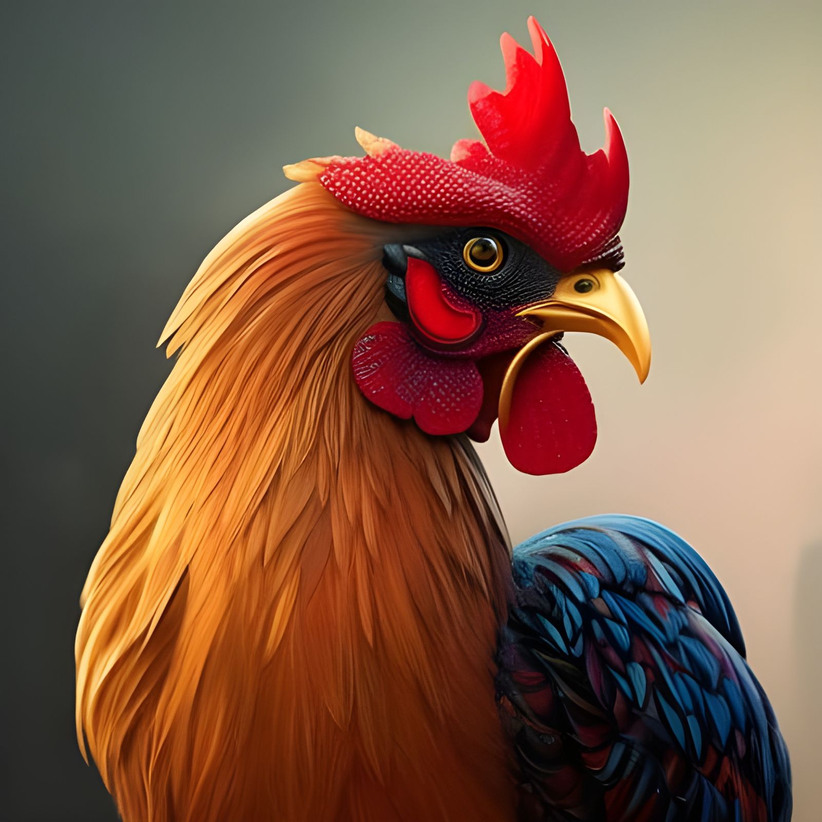 King Rooster - AI Generated Artwork - NightCafe Creator