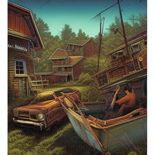 Decaying Fishing Town