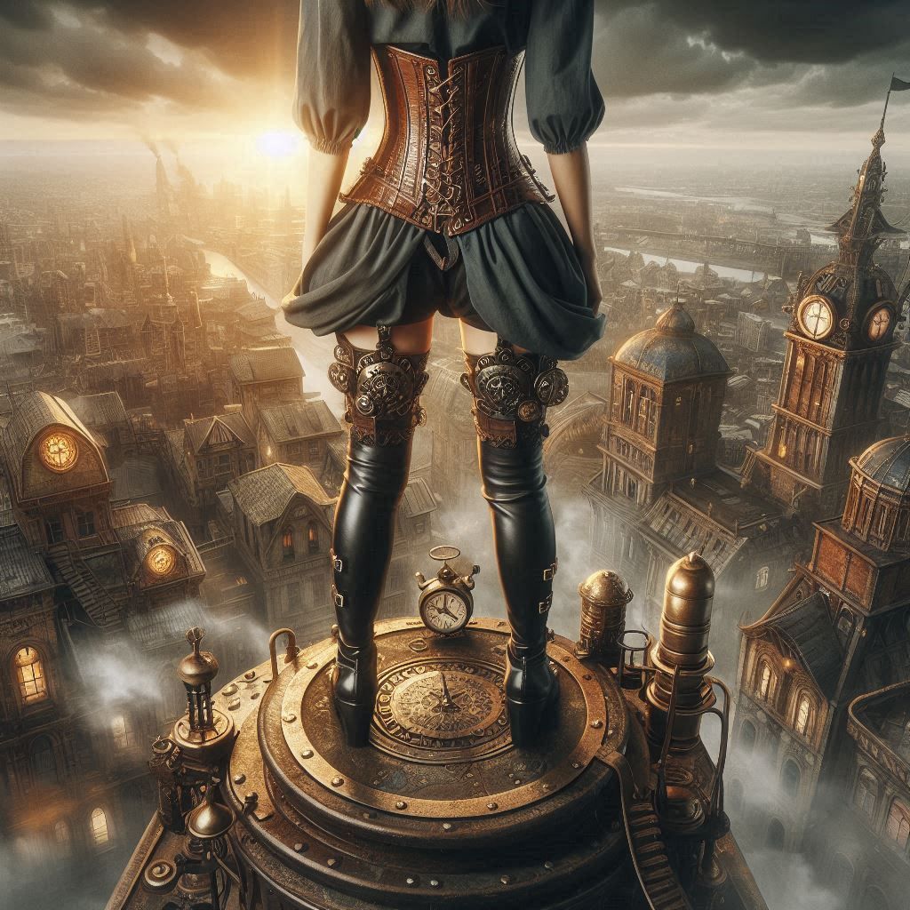 Steampunk city