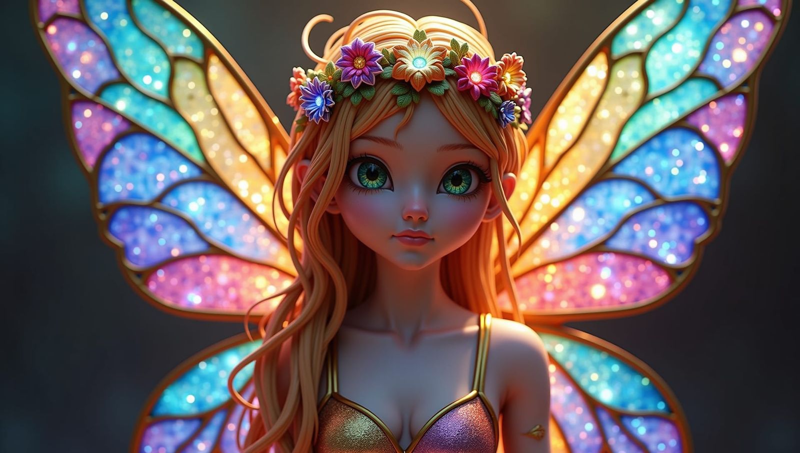Stained Glass Fairy