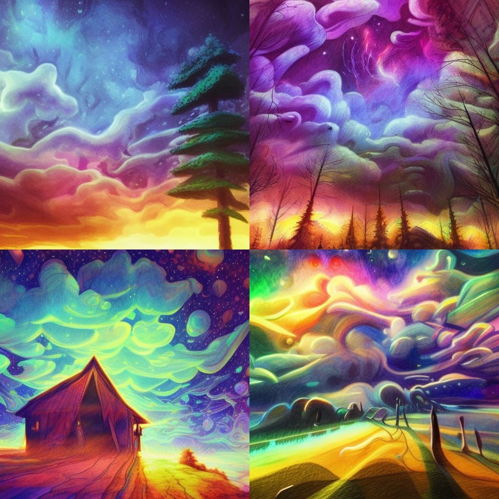 Cotton Candy Clouds r/nightcafe