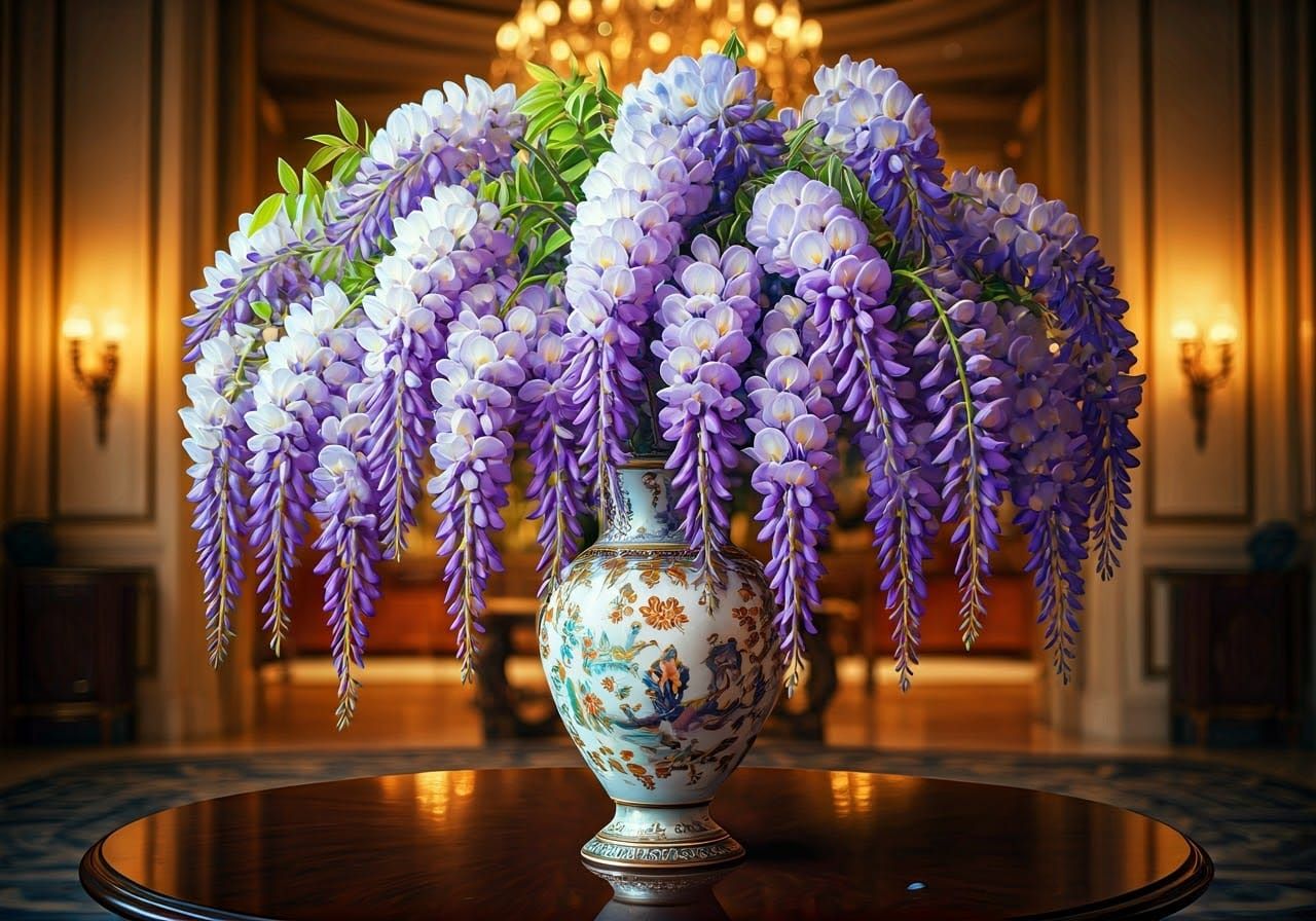 Wisteria Blossoms  by @datura_dude