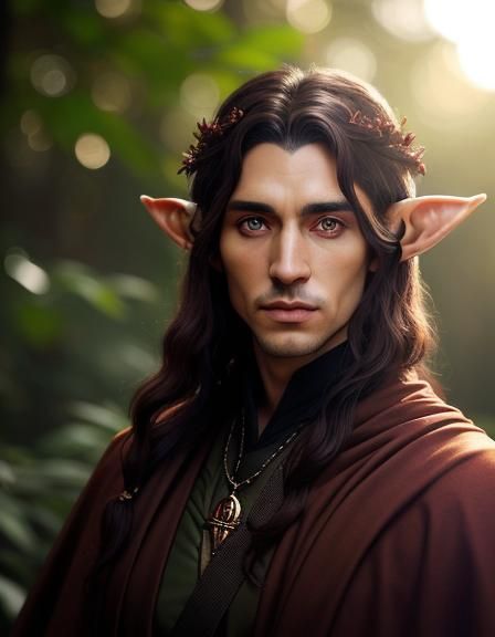 THE YOUNG LORDS of the Forgotten Forest. (young elven man:1.1) with ...