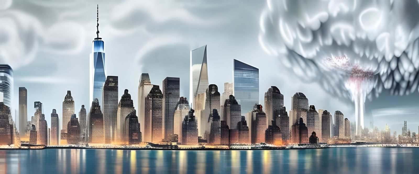 A mushroom cloud over NYC