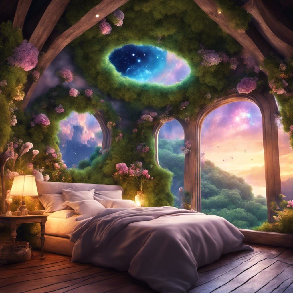 In a bedroom full of miracles - AI Generated Artwork - NightCafe Creator