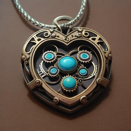 Polymer clay ideas necklace fun elements swirls symmetrical ...