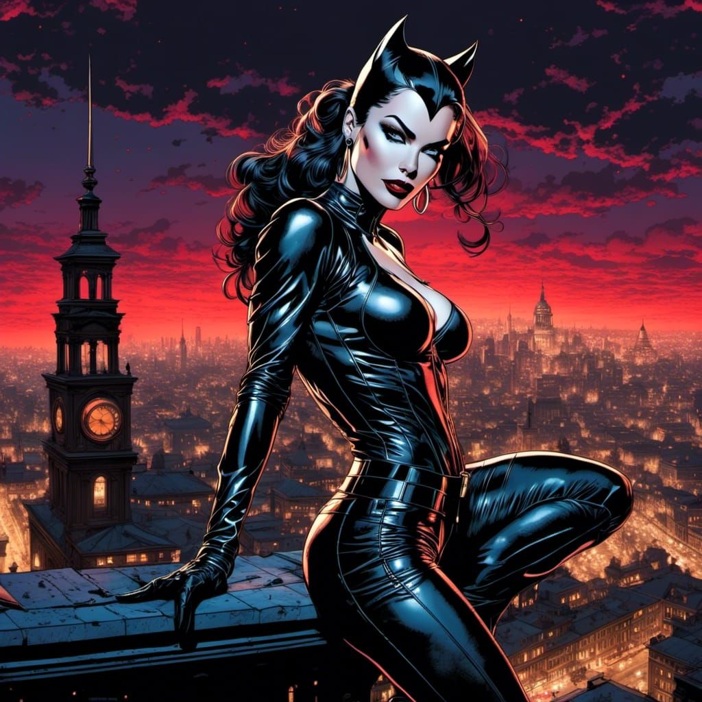 Catwoman  by @JavilWoo