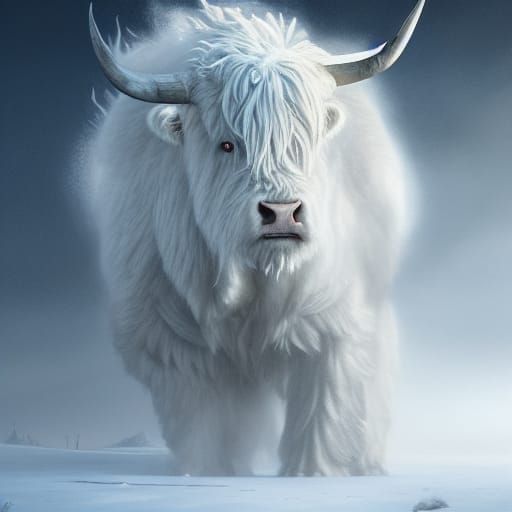 Winter mythical beast undefined