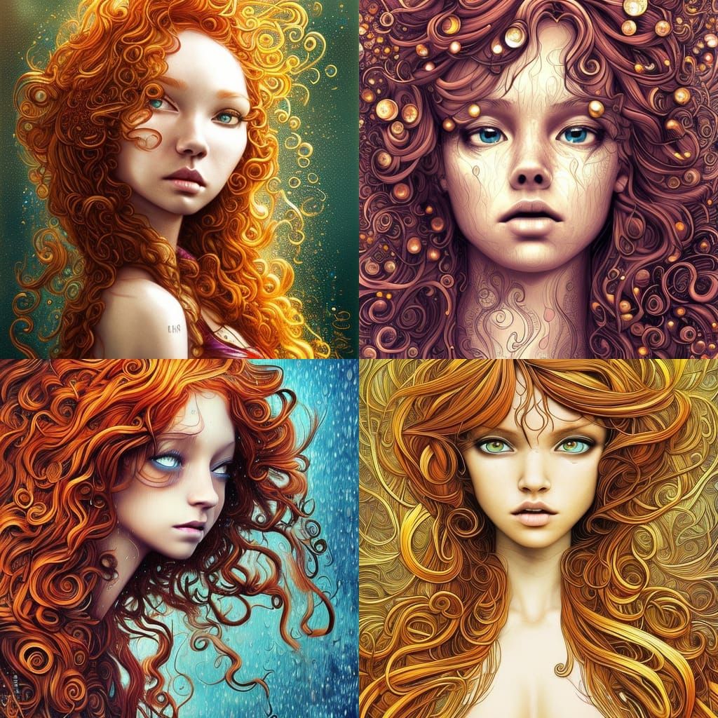 Ginger Beauty - AI Generated Artwork - NightCafe Creator