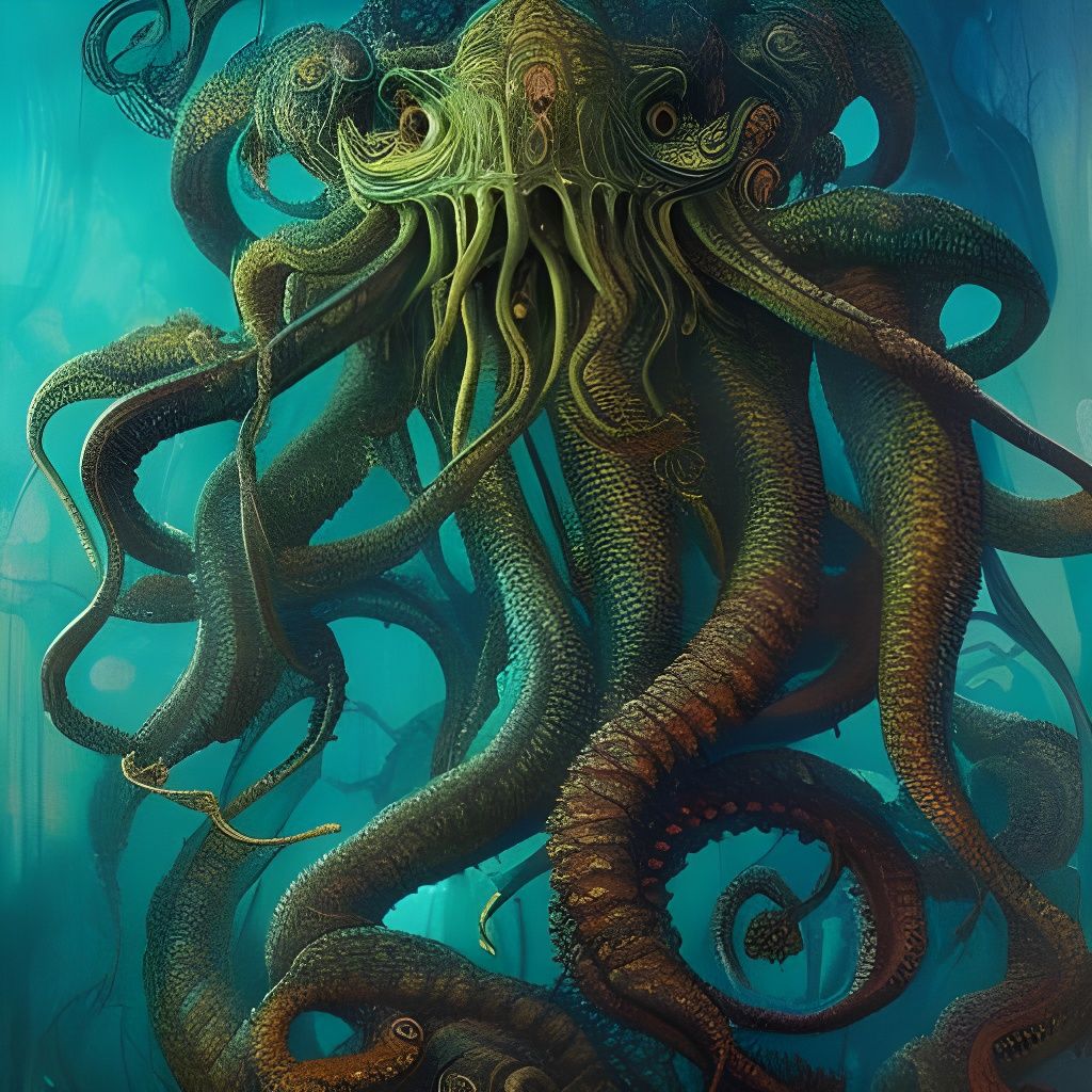 Cthulhu - AI Generated Artwork - NightCafe Creator