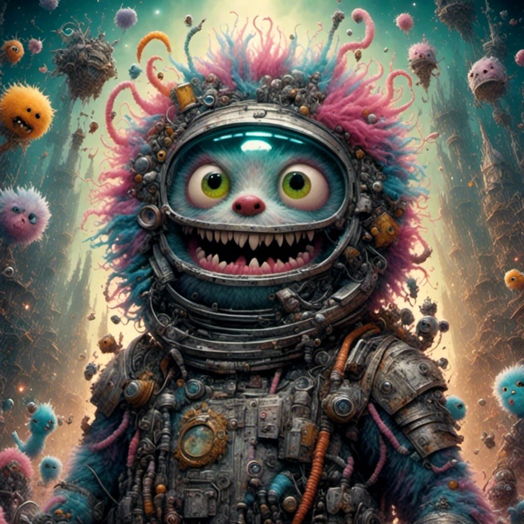 Spaceman <lora:G-Creeps:1.0> 