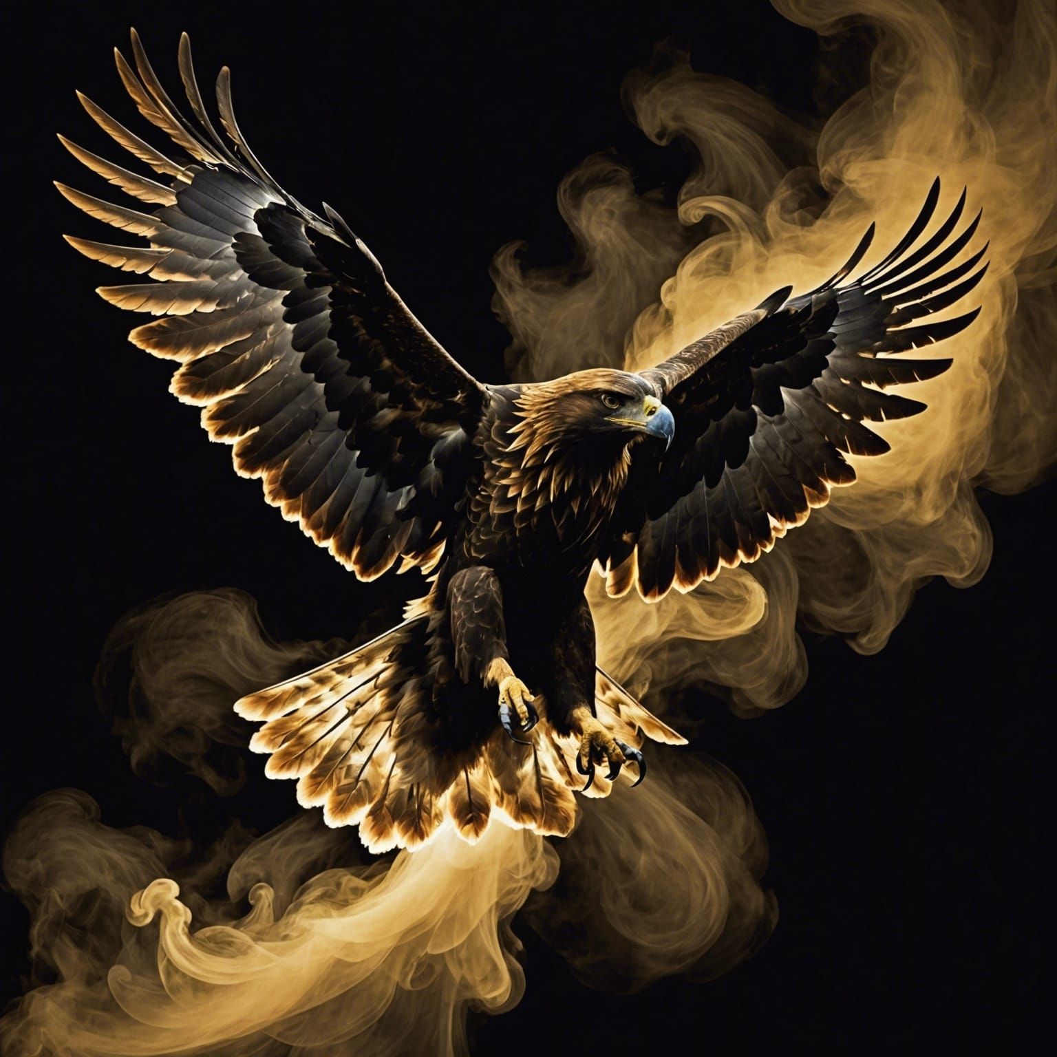 Golden eagle  by @Gettafix