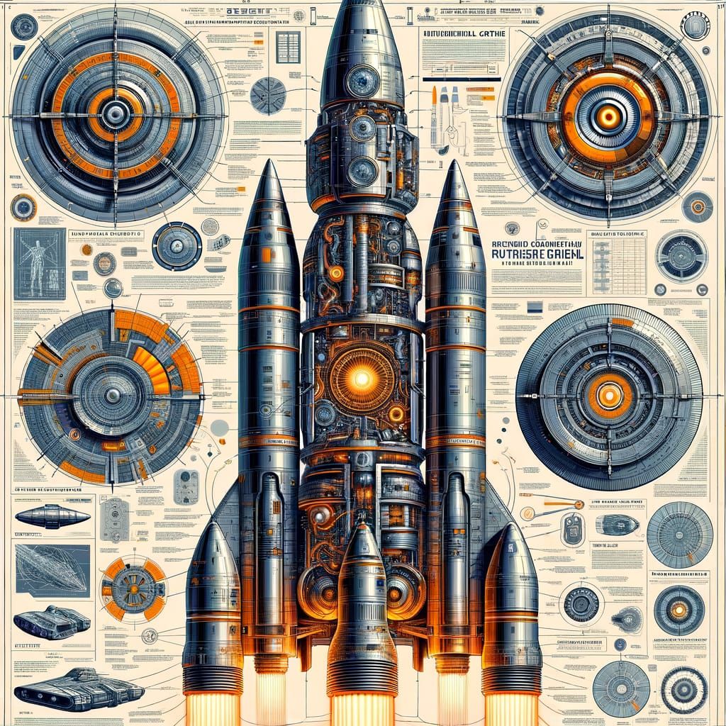 Rocketship Blueprint  by @Lifelenstrades