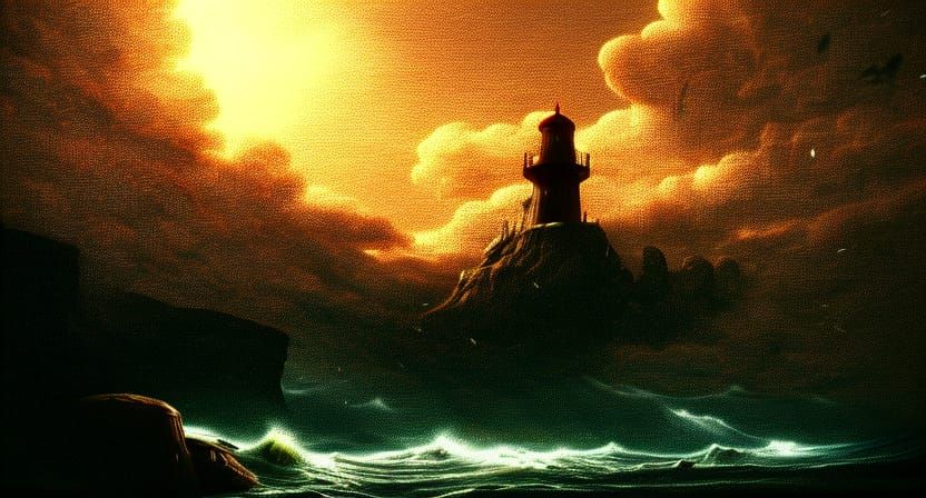 Lighthouse 5 - AI Generated Artwork - NightCafe Creator