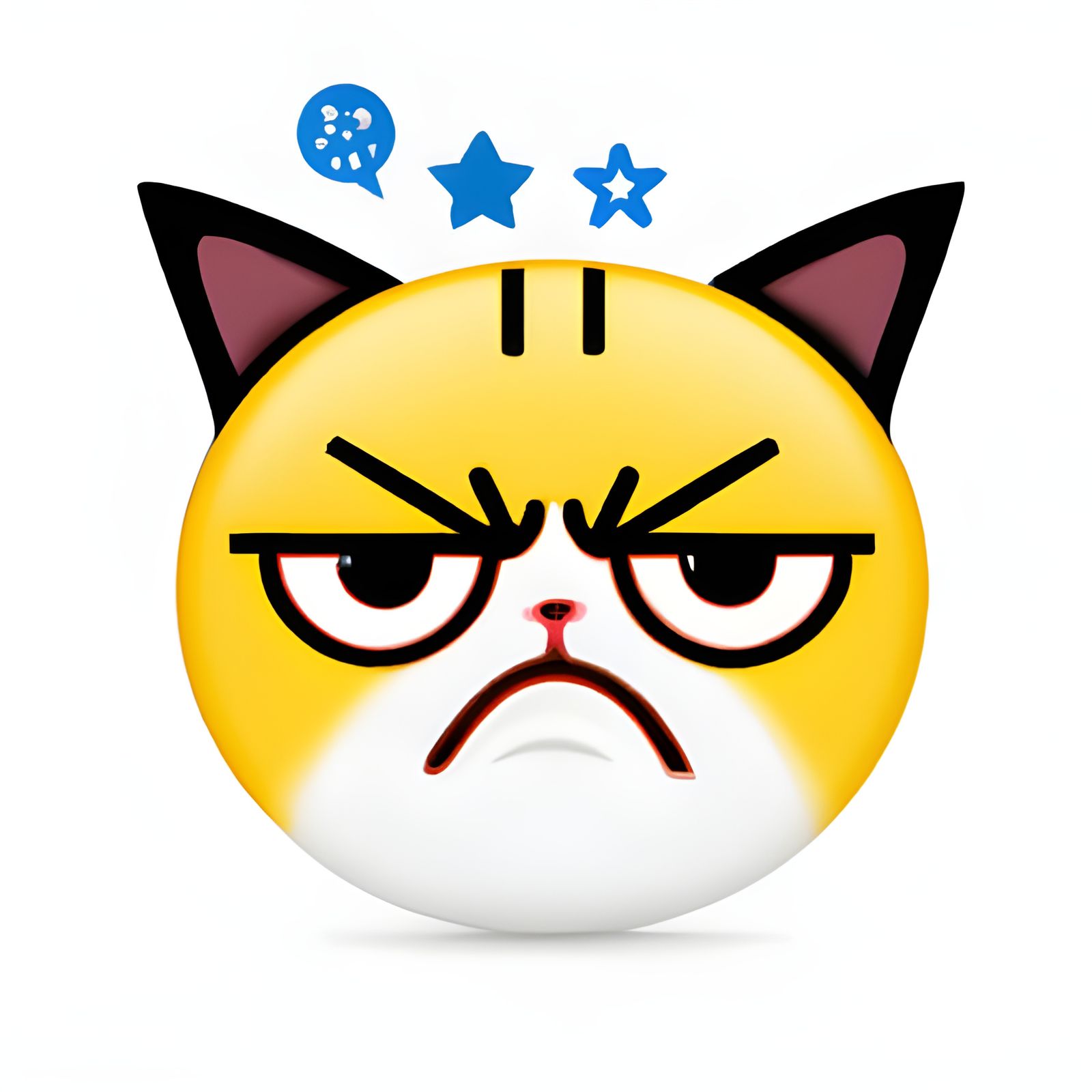 Grumpy Cat Emoji - AI Generated Artwork - NightCafe Creator