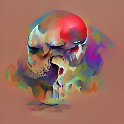 agonizing skull