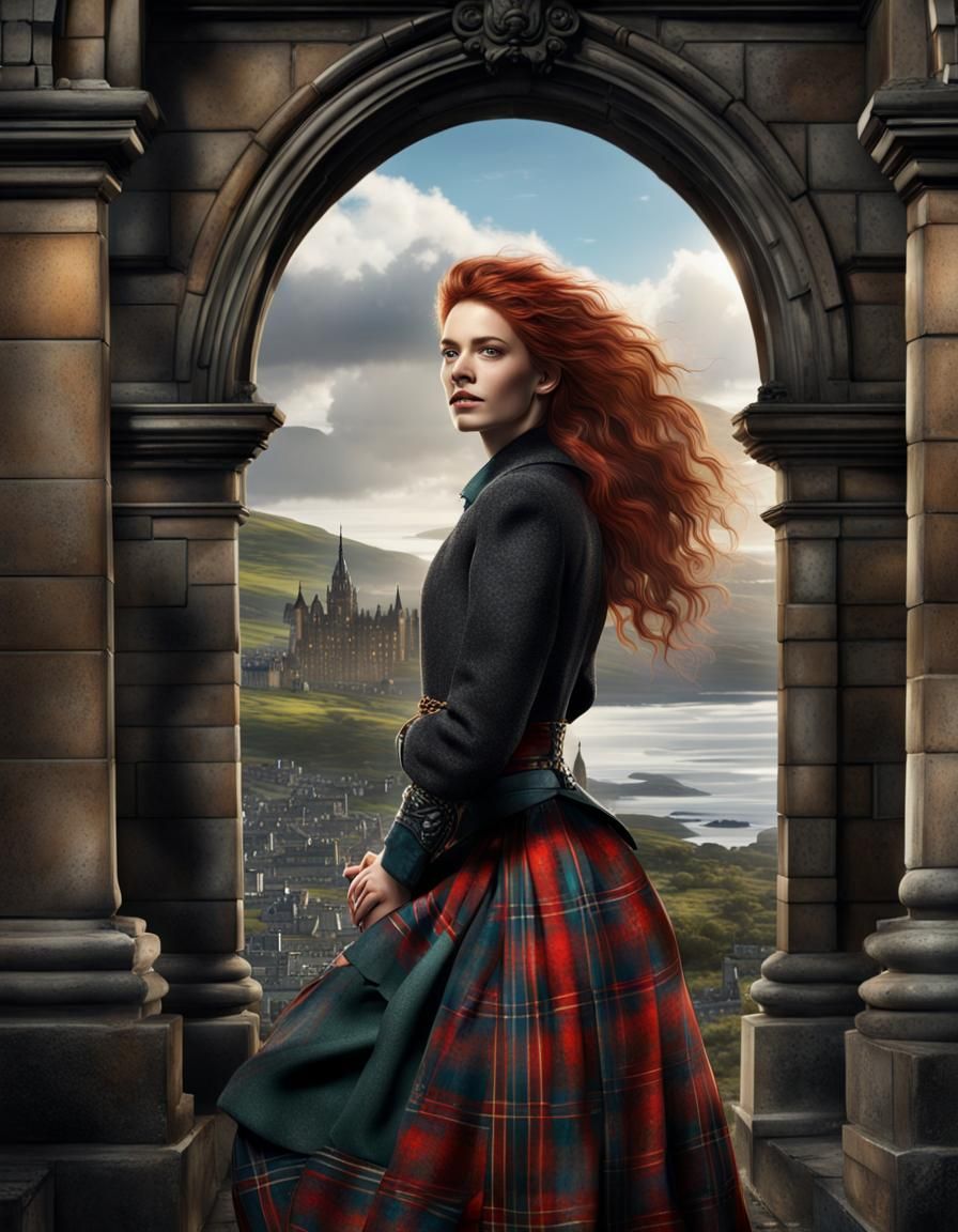 Scottish Lady - AI Generated Artwork - NightCafe Creator