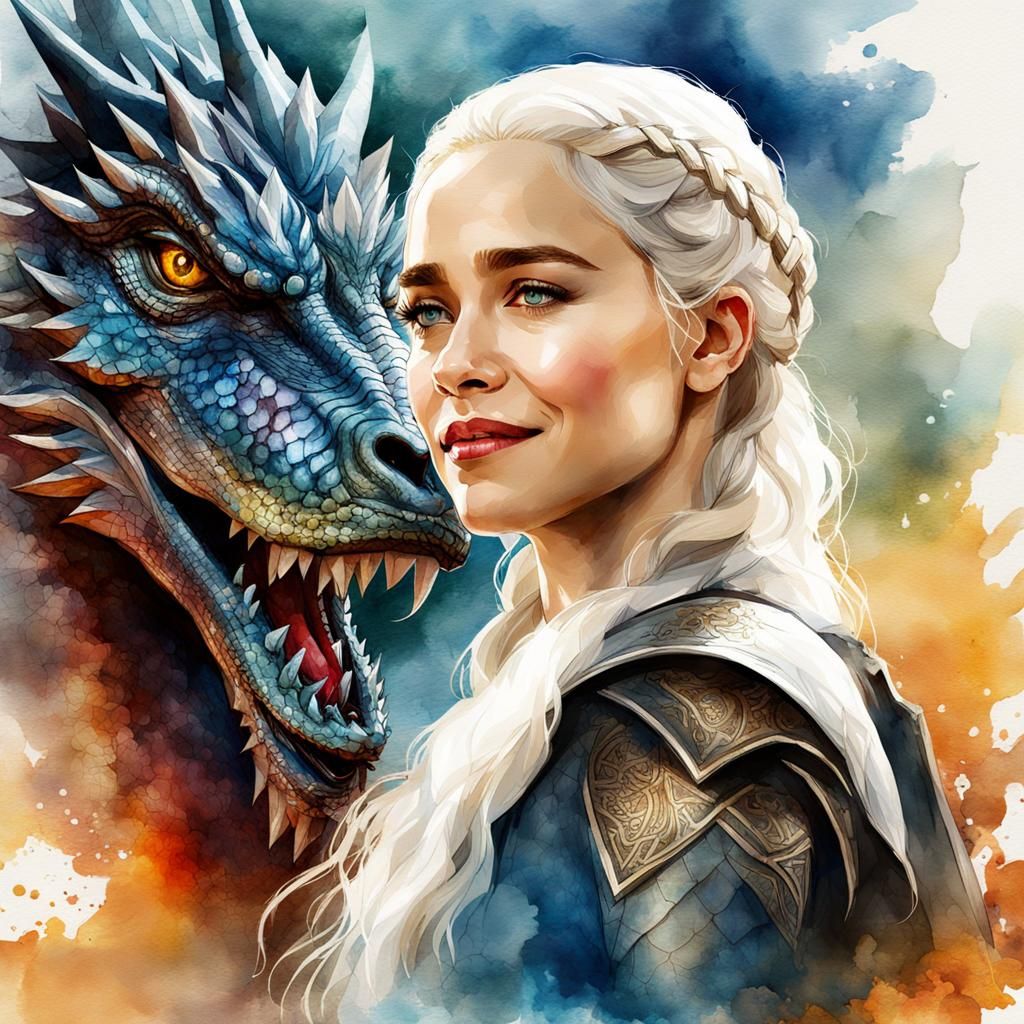 Daenerys Targaryen - Game of Thrones  by @Dark Magoo