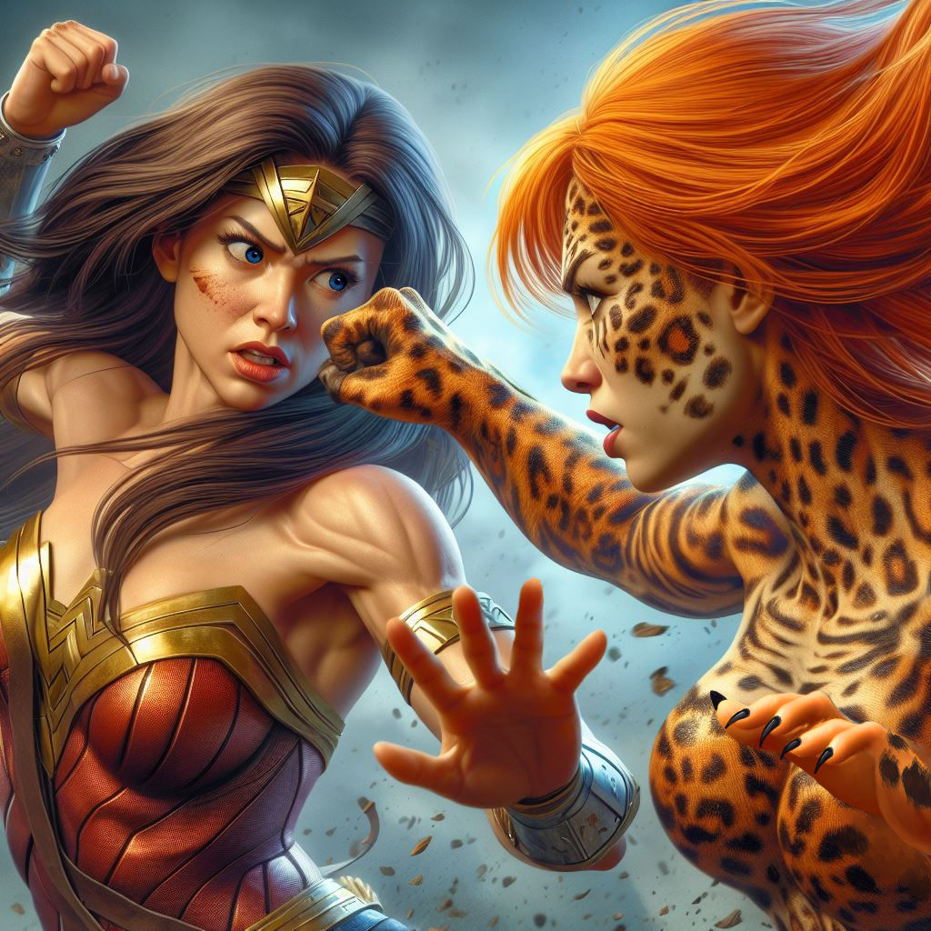 Wonder Woman vs The Cheetah