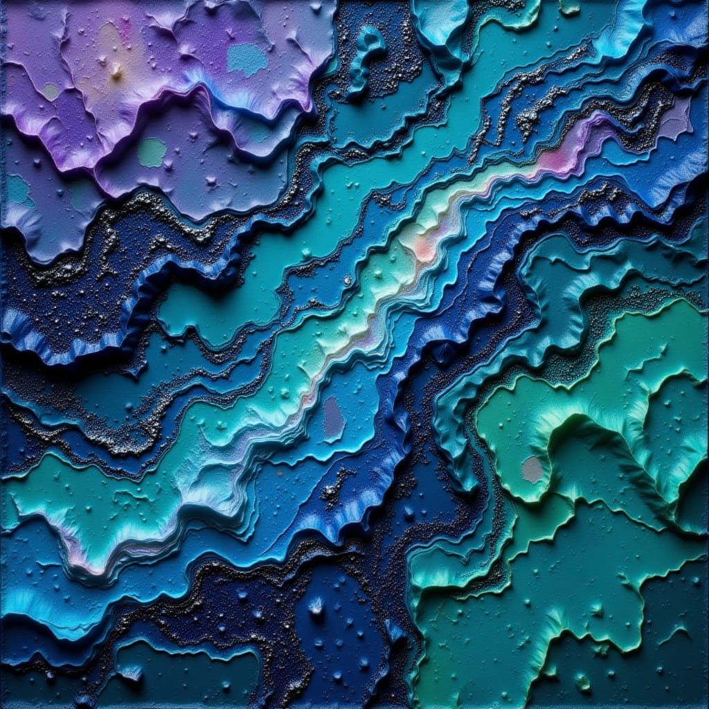 <lora:Loaded Layers:1.0> 3D textured layers, alcohol ink