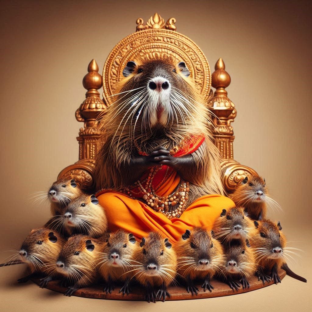 Bright blessings from the Nutria Deity