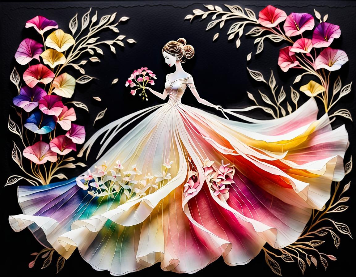 A bride  by @LindushAliana