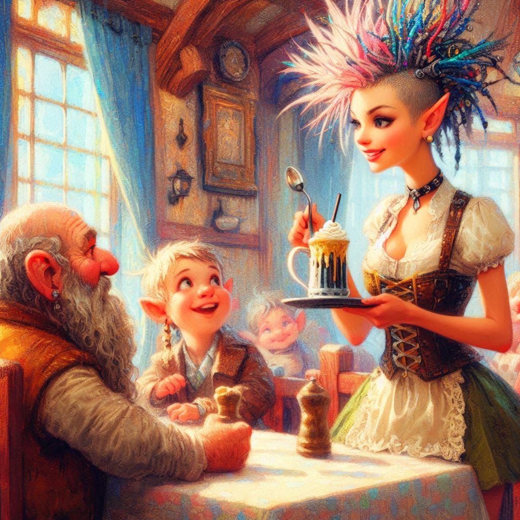 "Double Macchiato with extra foam?"