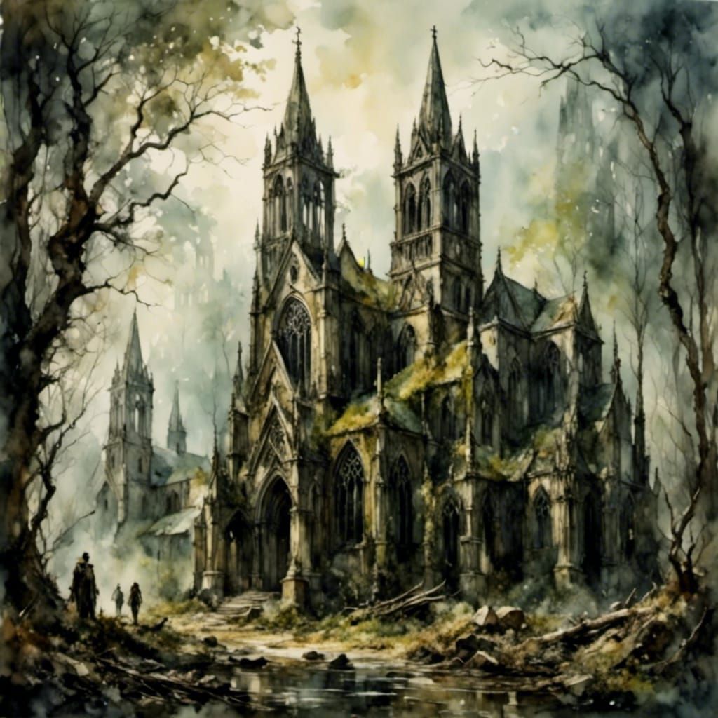 ruins of a gothic church