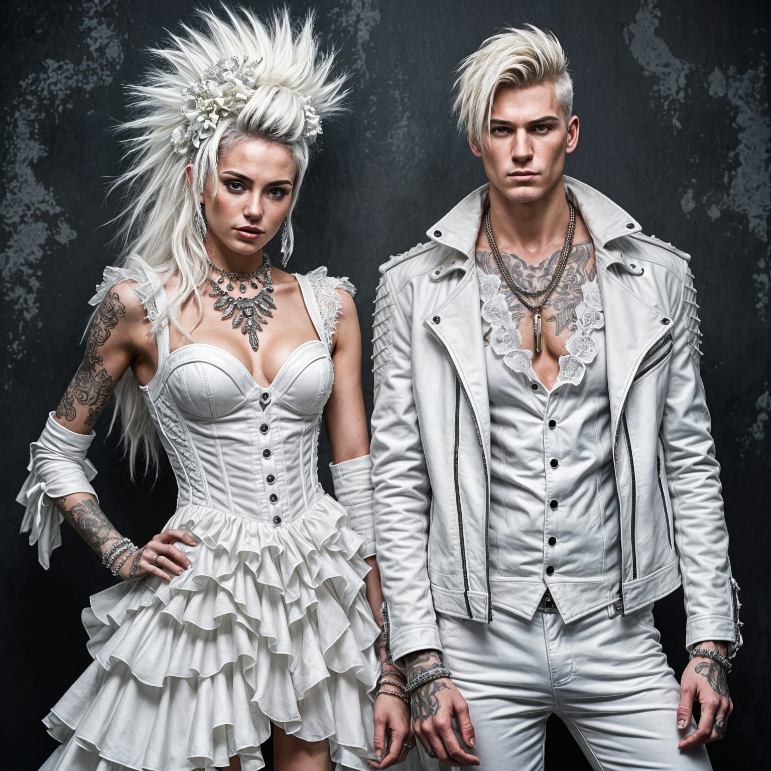 White Wedding Day  by @Dengate Design