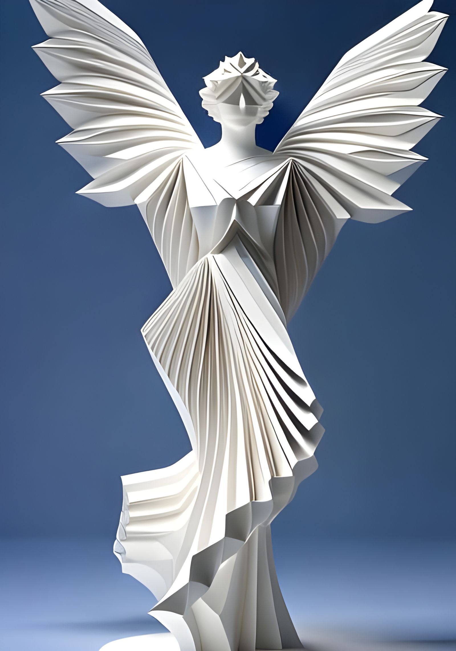 A paper angel  by @SONart