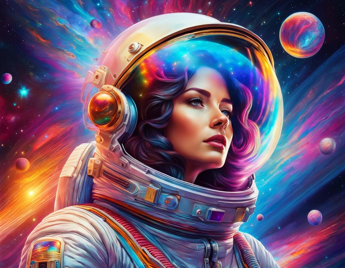 space traveler - AI Generated Artwork - NightCafe Creator