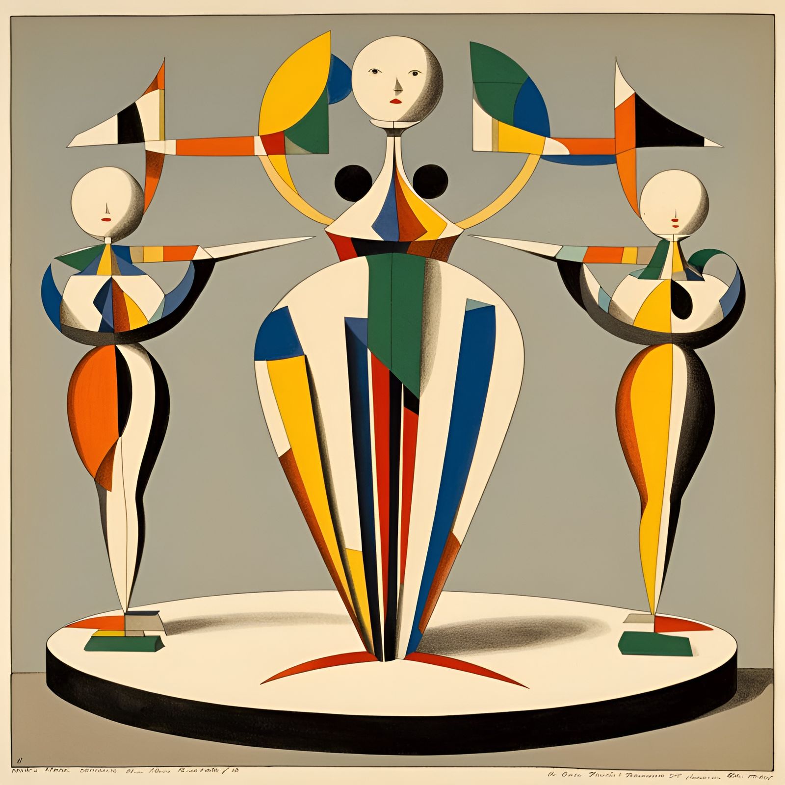 Triadic Ballet (Homage to Bauhaus artist Oskar Schlemmer) - AI ...