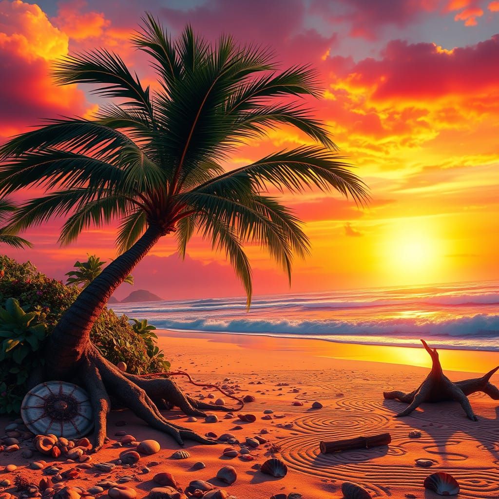 sunset   by @LittleP