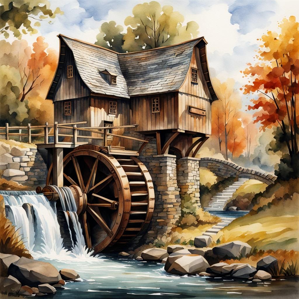 Water Mill  by @Cam Views