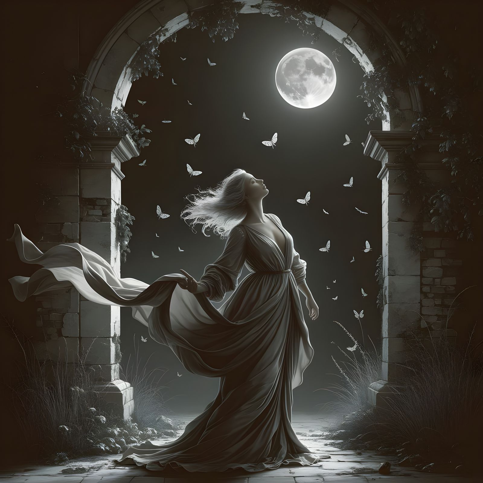 Lunar Benediction - 1 likes   by @Camellia Lane