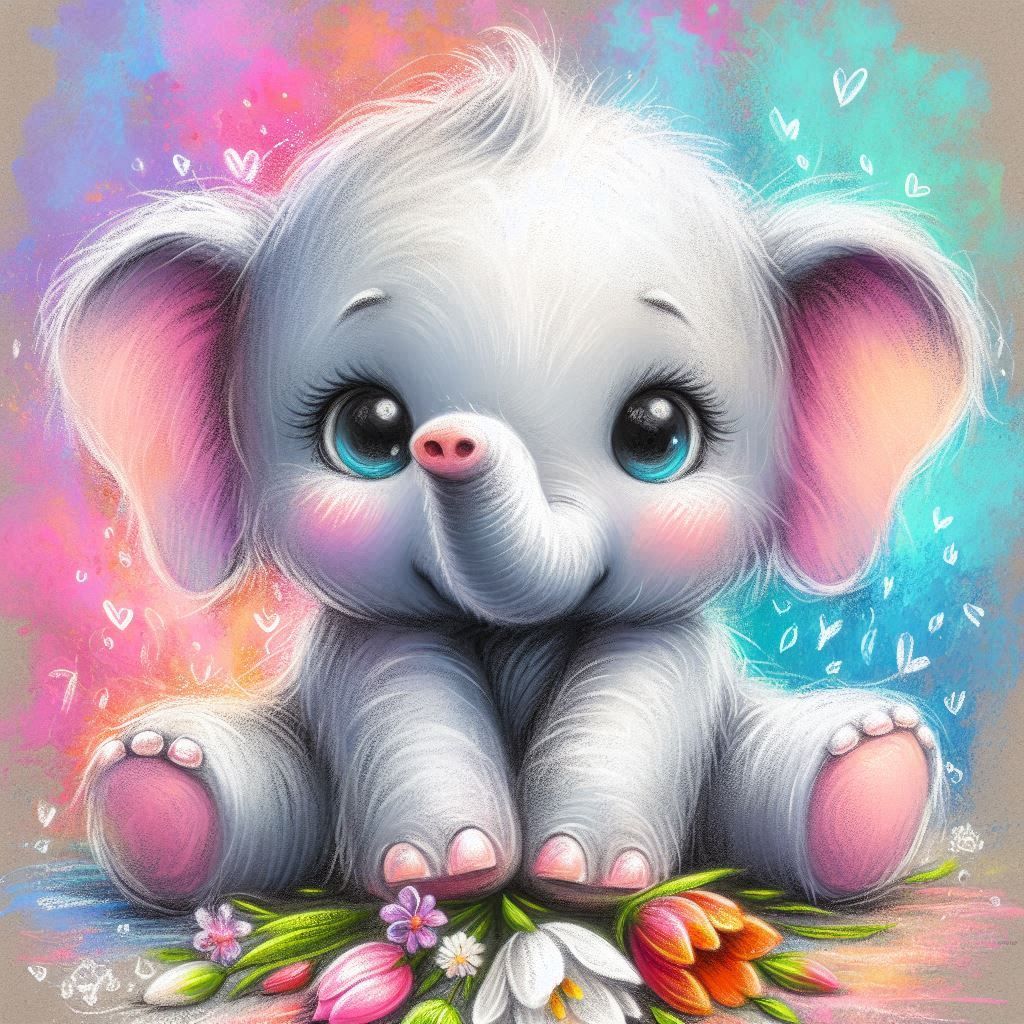 Sending Positivity elephant