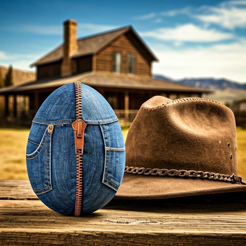 Blue Jeans Easter Egg  by @tttggg