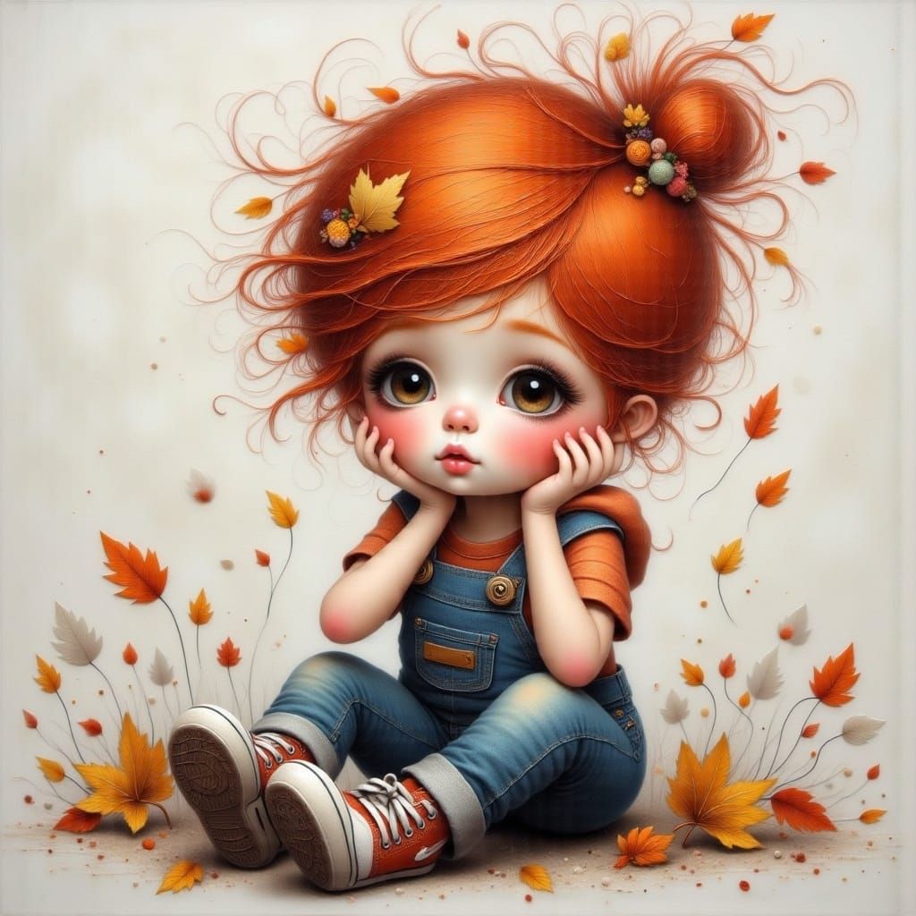 <lora:Adorable Style Flux:1.0> 