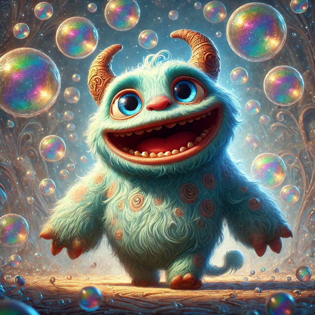 adorable fairy-tale fantasy creature portrait..