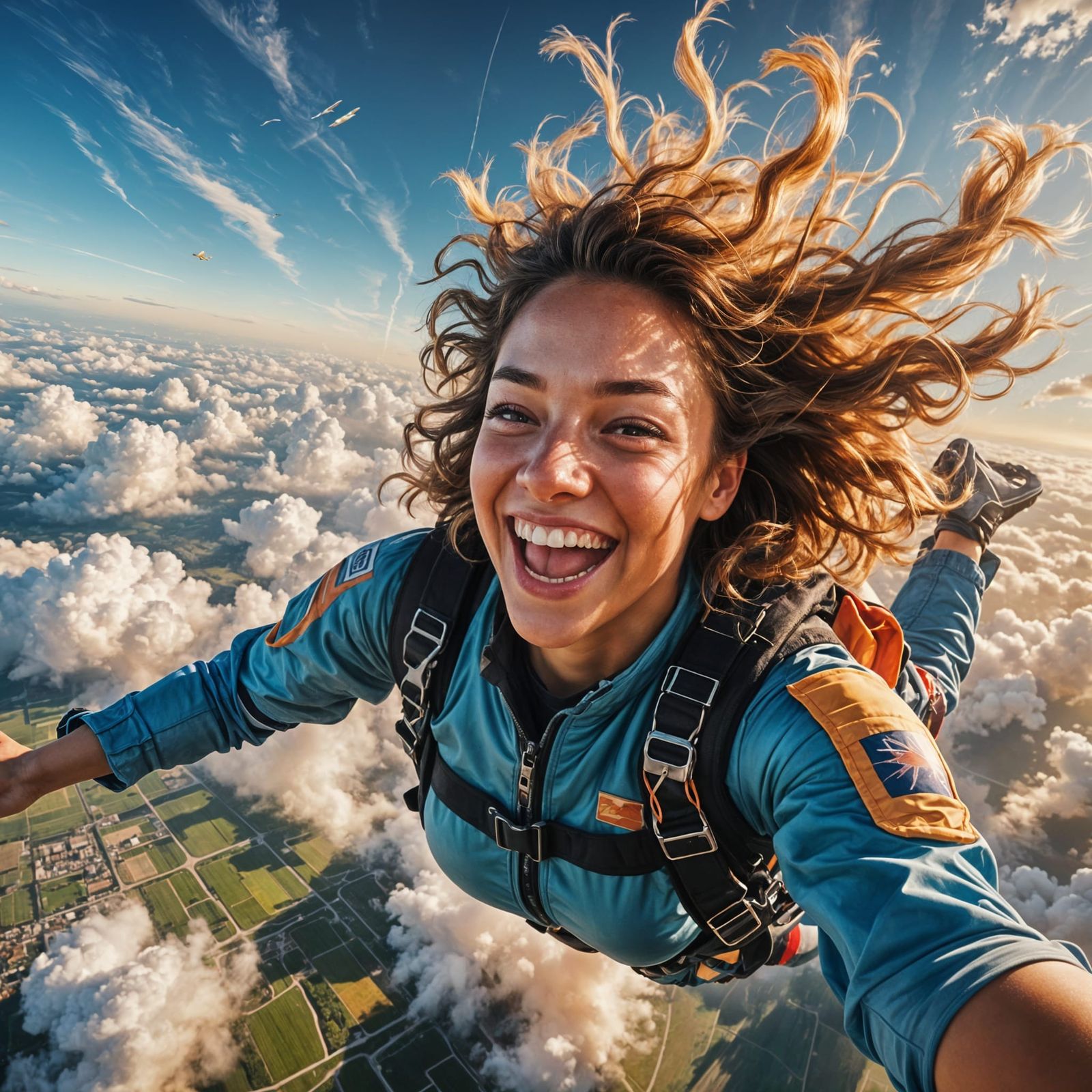 Skydiving   by @Maarten Smeets