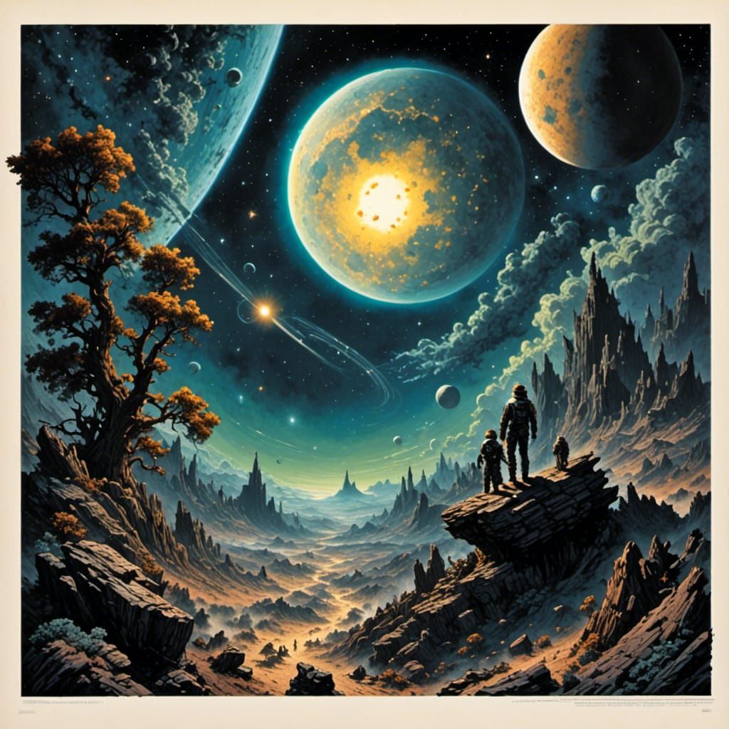  <lora:Caffeinated Cosmic:1.0> planet