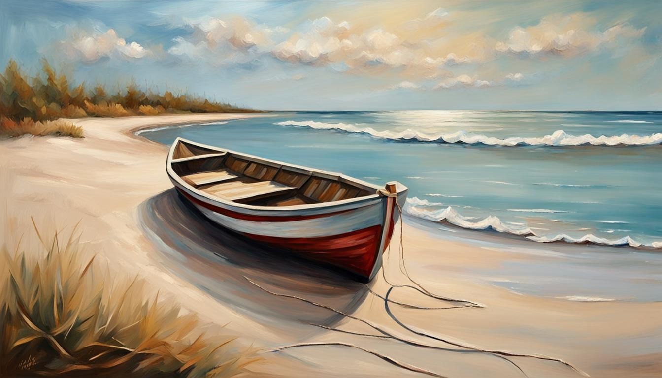 Row Boat on the Shore