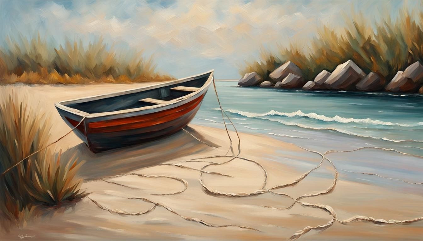 Row Boat on the Shore