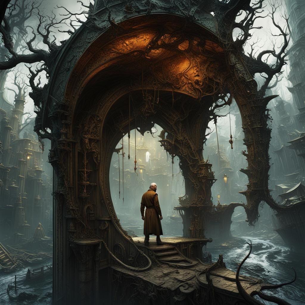 DAVE MCKEAN AI Generated Artwork NightCafe Creator