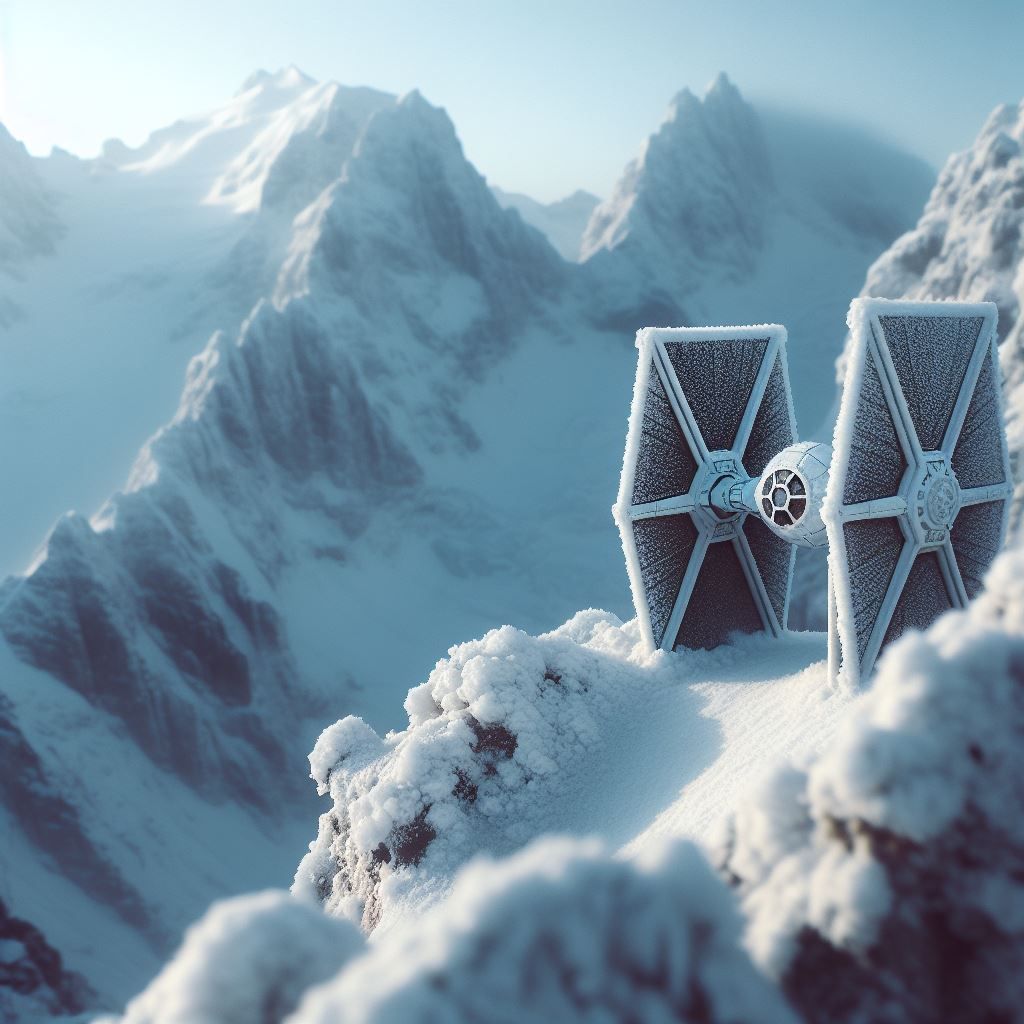 Frozen TIE-Fighter